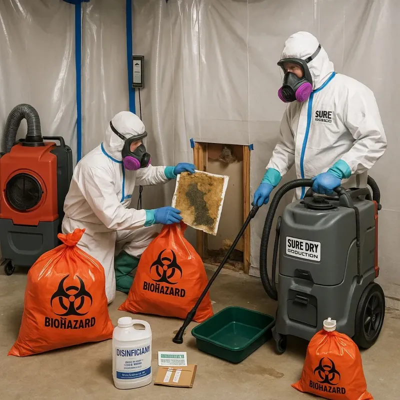 Contaminated Water Handling Protocols process in Loma Rica, CA
