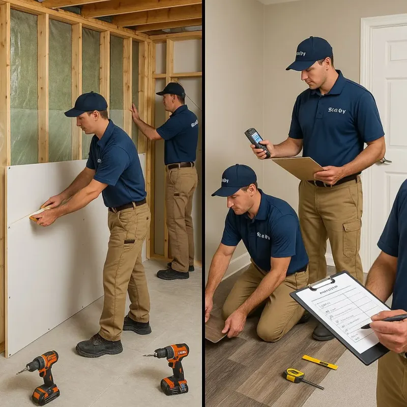 Repairs and Reconstruction process in Loma Rica, CA